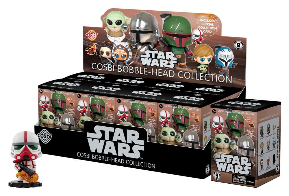 Star Wars présentoir boîte-mystère figurines mini Cosbi Series 1 8 cm (8)
