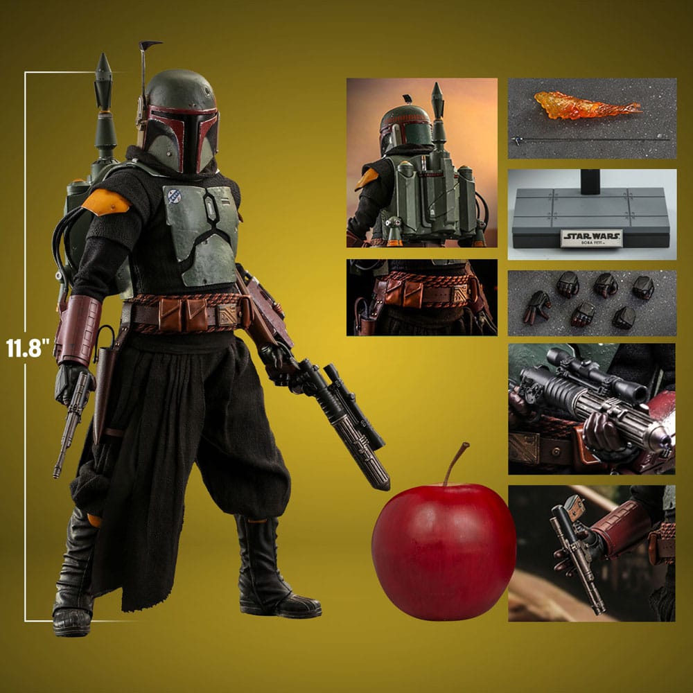 Star Wars: The Mandalorian figurine 1/6 Boba Fett Repaint Armor Special Edition 30 cm