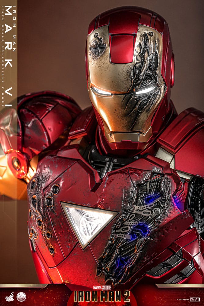 Iron Man 2 figurine 1/4 Iron Man Mark VI 48 cm