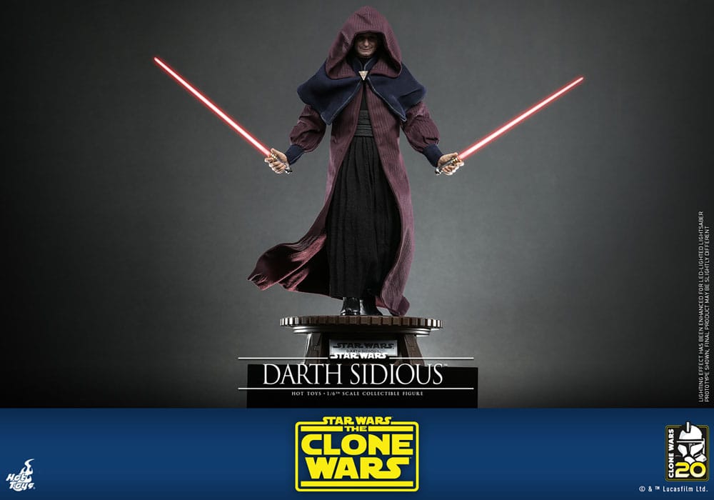 Star Wars: The Clone Wars figurine 1/6 Darth Sidious 29 cm