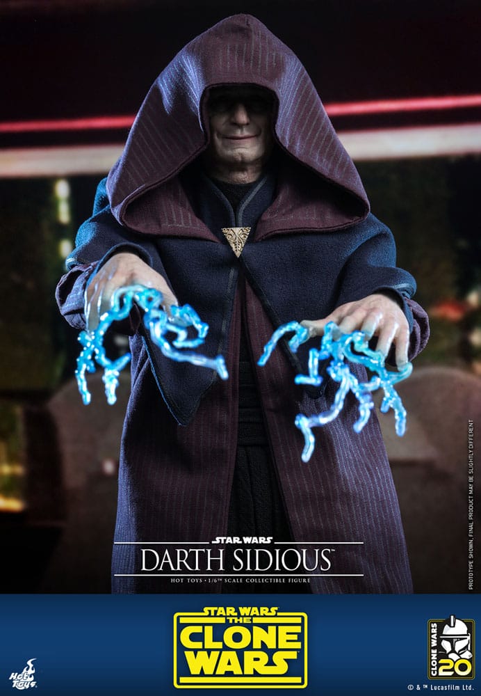 Star Wars: The Clone Wars figurine 1/6 Darth Sidious 29 cm