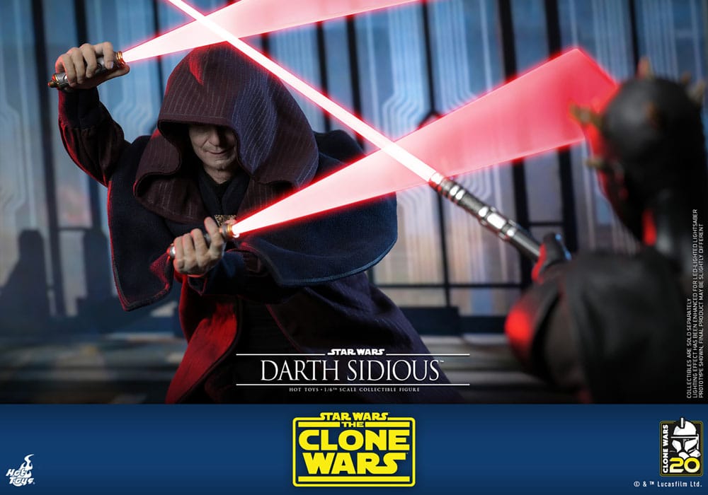 Star Wars: The Clone Wars figurine 1/6 Darth Sidious 29 cm