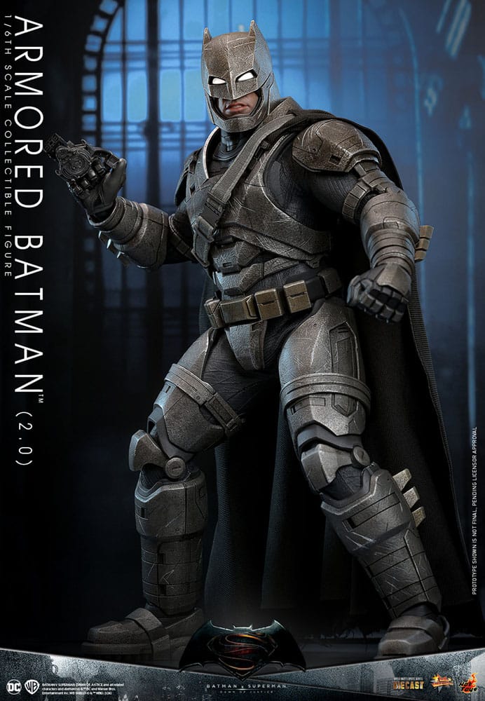Batman v Superman : L'Aube de la justice figurine Movie Masterpiece 1/6 Armored Batman 2.0 33 cm