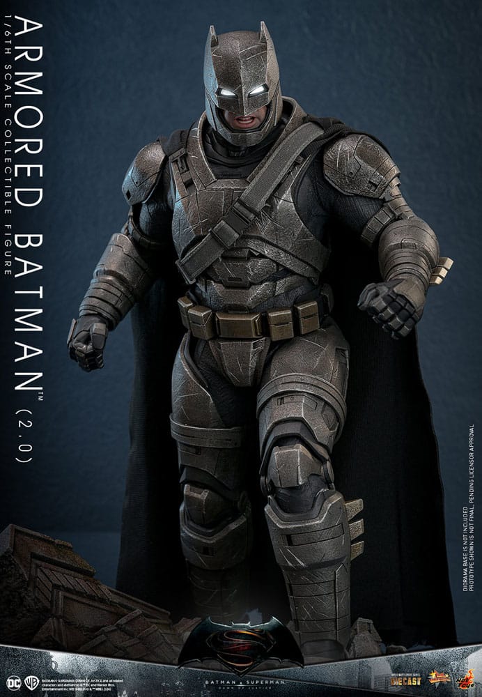 Batman v Superman : L'Aube de la justice figurine Movie Masterpiece 1/6 Armored Batman 2.0 33 cm