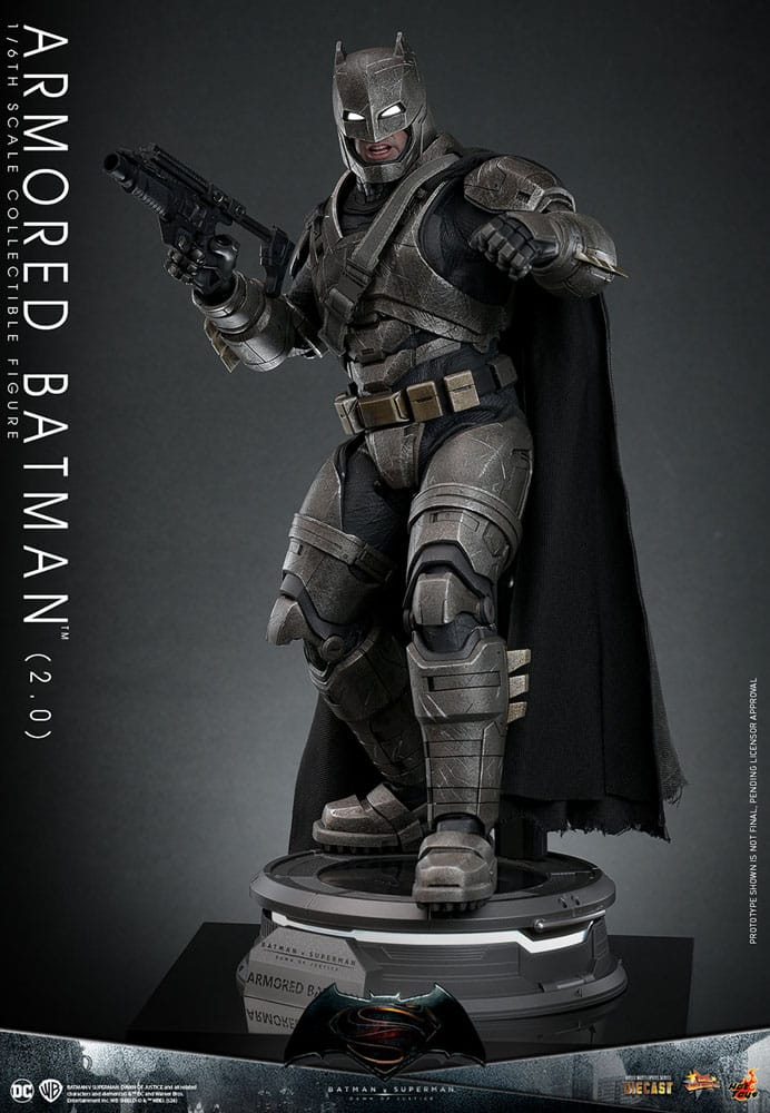 Batman v Superman : L'Aube de la justice figurine Movie Masterpiece 1/6 Armored Batman 2.0 33 cm