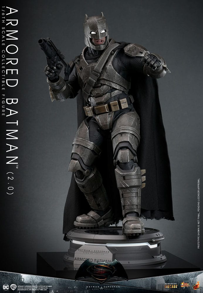 Batman v Superman : L'Aube de la justice figurine Movie Masterpiece 1/6 Armored Batman 2.0 33 cm