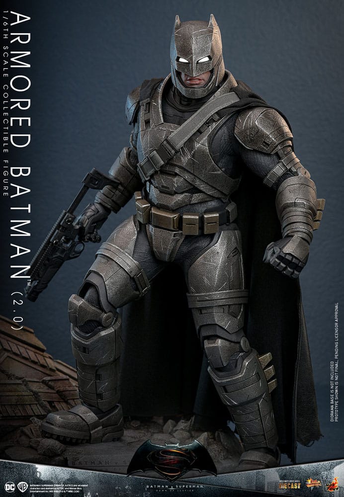 Batman v Superman : L'Aube de la justice figurine Movie Masterpiece 1/6 Armored Batman 2.0 33 cm