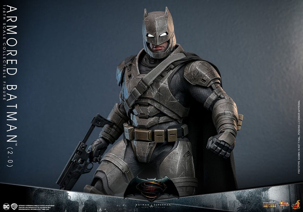 Batman v Superman : L'Aube de la justice figurine Movie Masterpiece 1/6 Armored Batman 2.0 33 cm