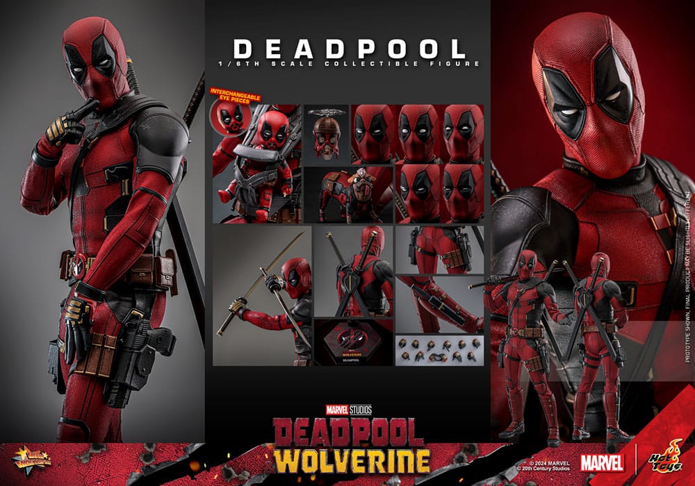Deadpool & Wolverine Movie Masterpiece figurine 1/6 Deadpool 31 cm