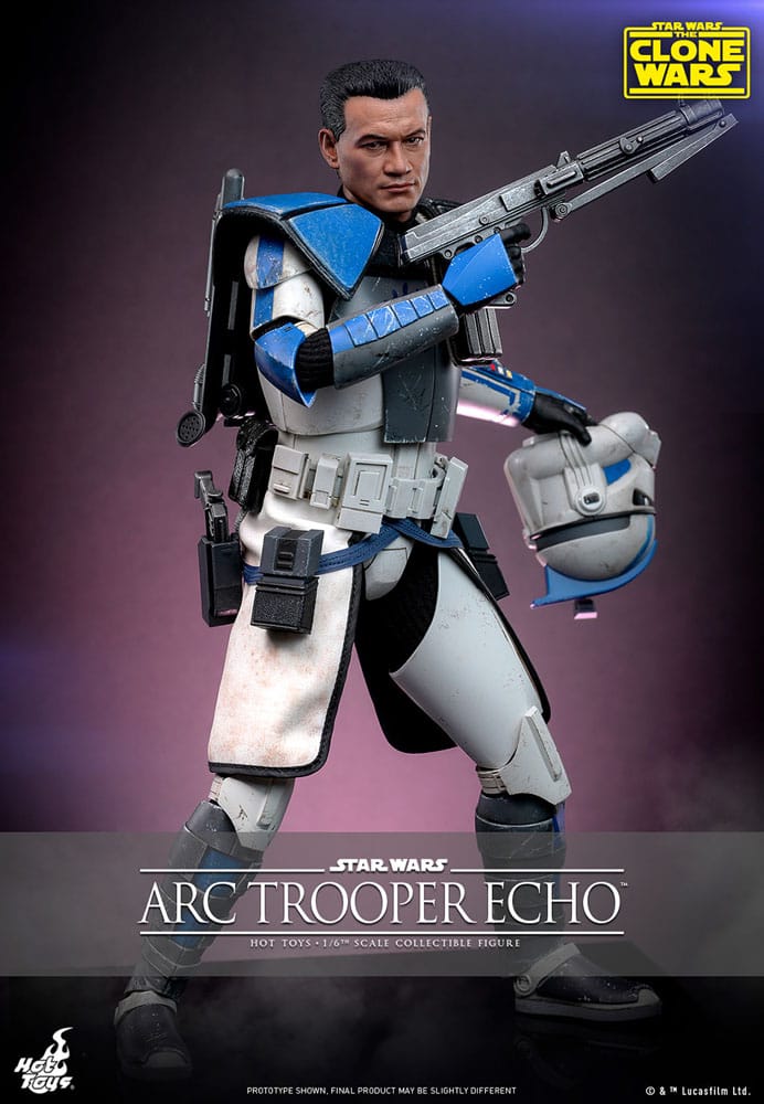 Star Wars: The Clone Wars figurine 1/6 Arc Trooper Echo 30 cm