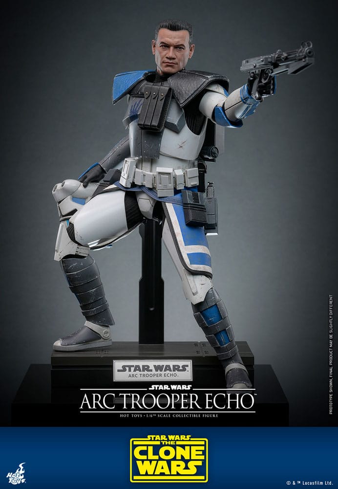 Star Wars: The Clone Wars figurine 1/6 Arc Trooper Echo 30 cm