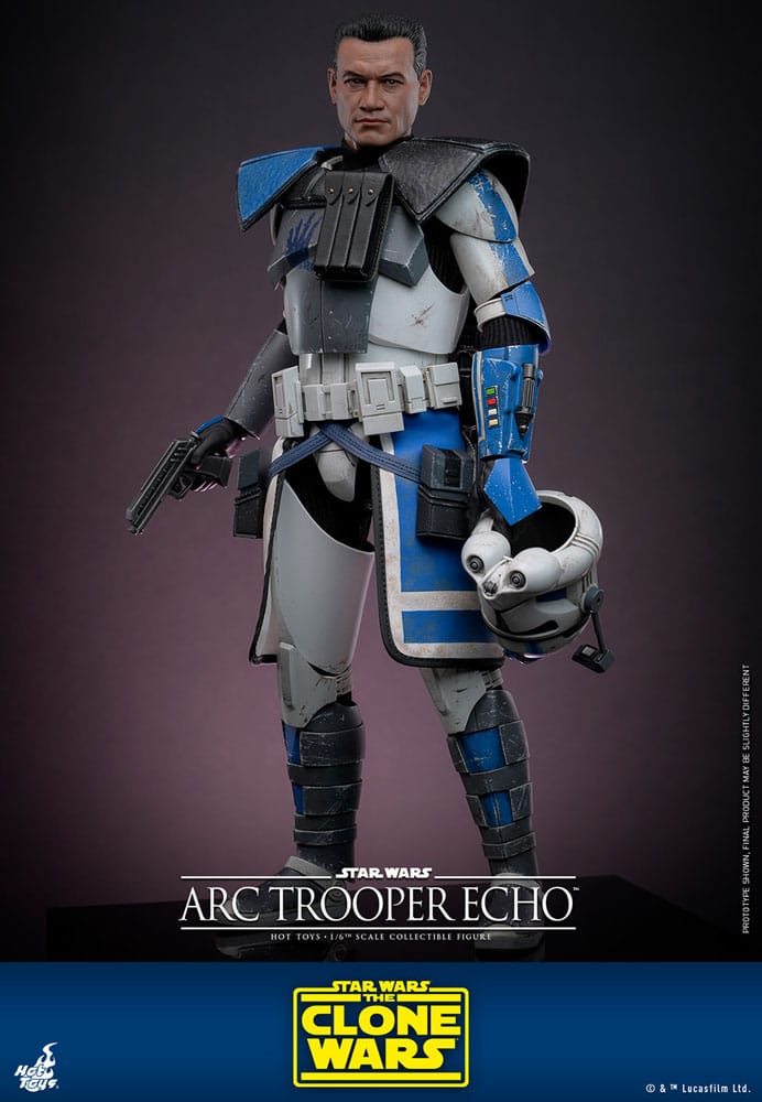 Star Wars: The Clone Wars figurine 1/6 Arc Trooper Echo 30 cm