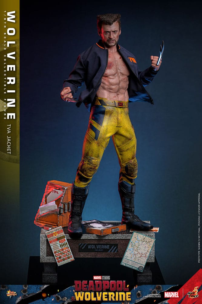 Deadpool & Wolverine Movie Masterpiece figurine 1/6 Wolverine (TVA Jacket Version) 31 cm