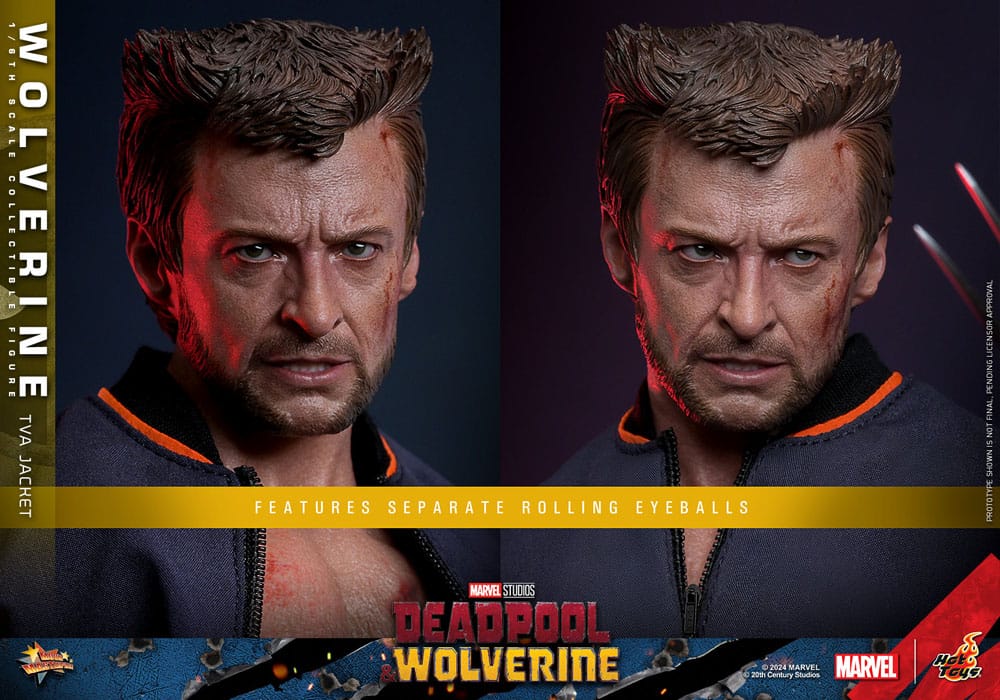 Deadpool & Wolverine Movie Masterpiece figurine 1/6 Wolverine (TVA Jacket Version) 31 cm