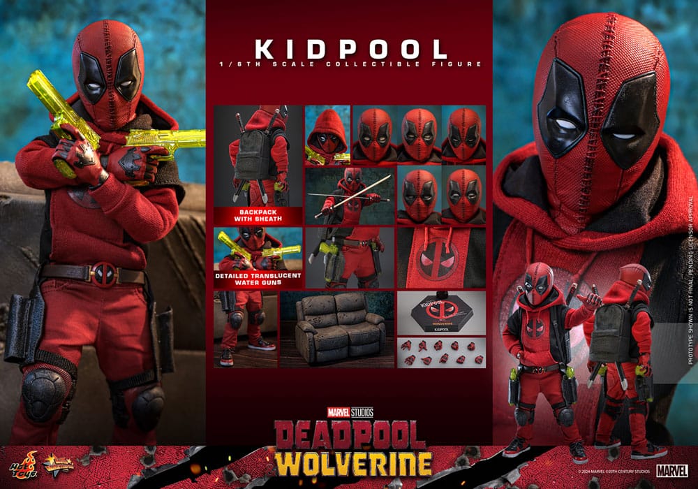 Deadpool & Wolverine Movie Masterpiece figurine 1/6 Kidpool 22 cm