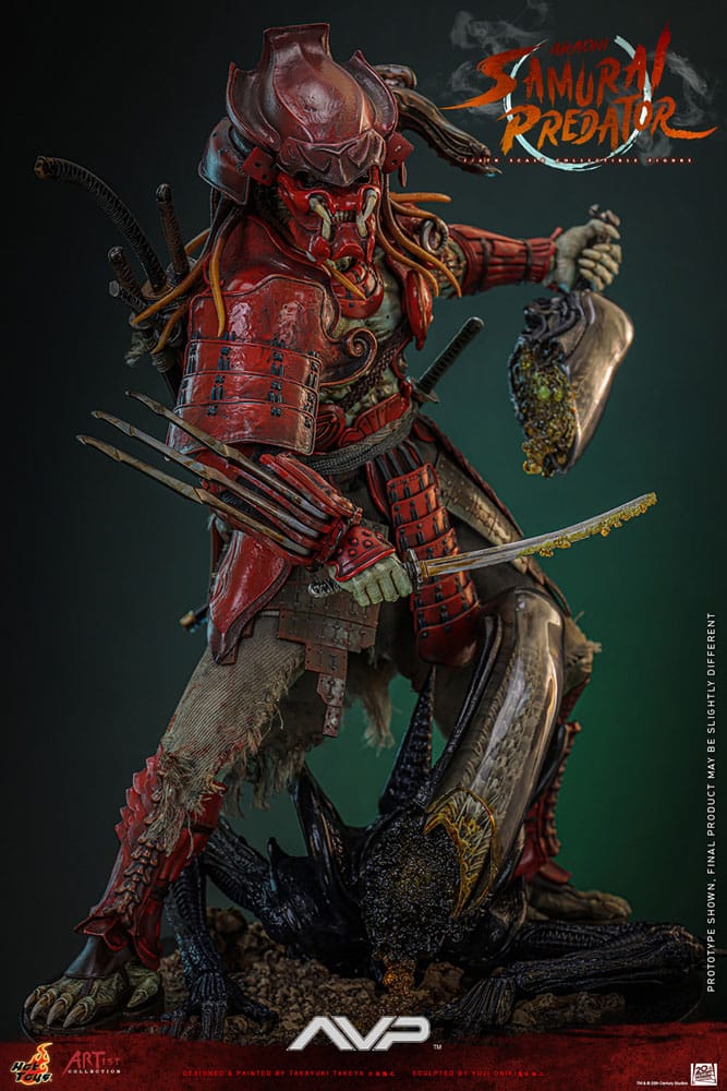 Alien vs. Predator figurine Artist Collection 1/6 Akaoni Samurai Predator 35 cm