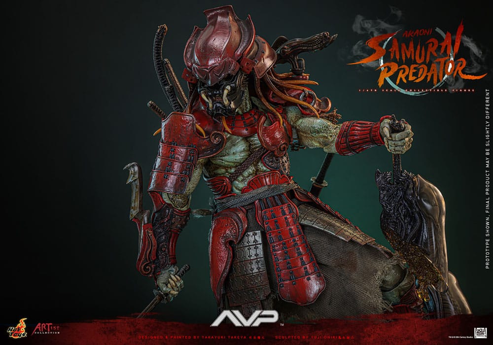 Alien vs. Predator figurine Artist Collection 1/6 Akaoni Samurai Predator 35 cm