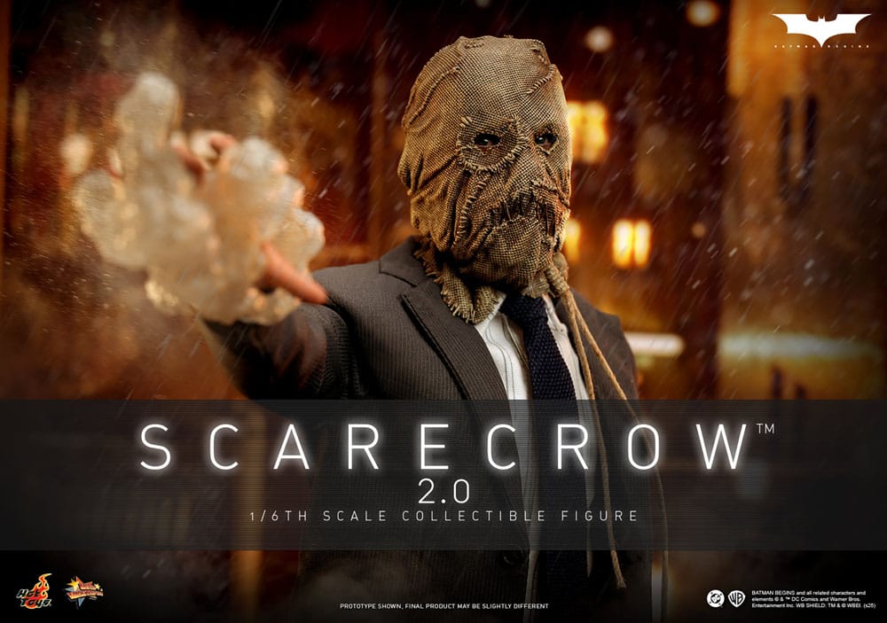 Batman Begins figurine Movie Masterpiece 1/6 Scarecrow 2.0 30 cm