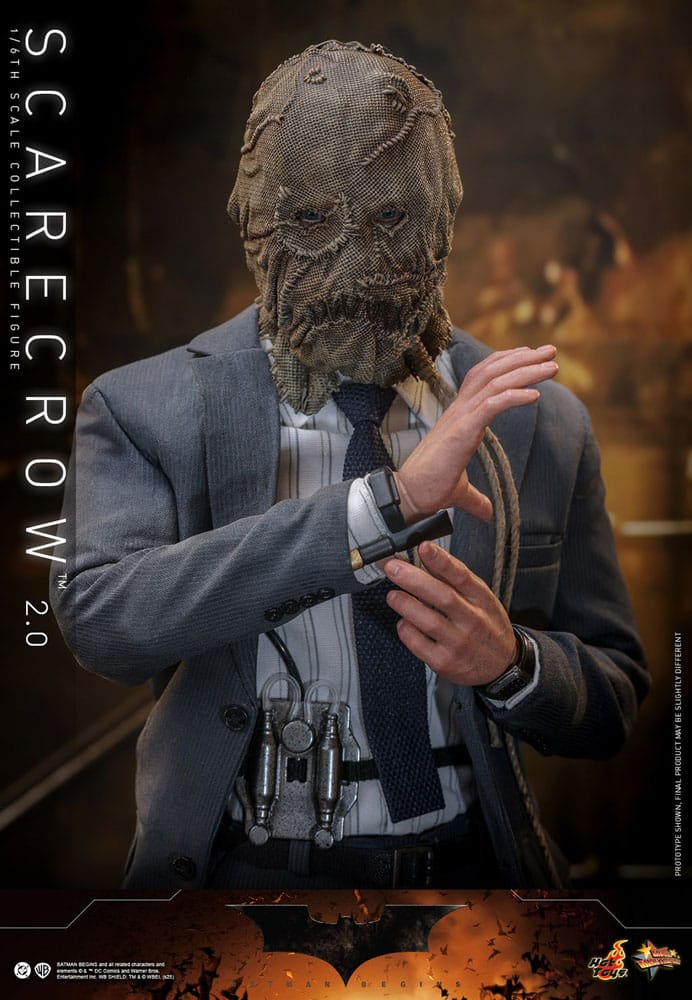 Batman Begins figurine Movie Masterpiece 1/6 Scarecrow 2.0 30 cm