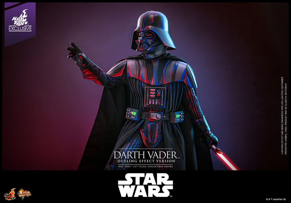 Star Wars figurine Movie Masterpiece 1/6 Darth Vader (Dueling Effect Version) Hot Toys Exclusive 35 cm