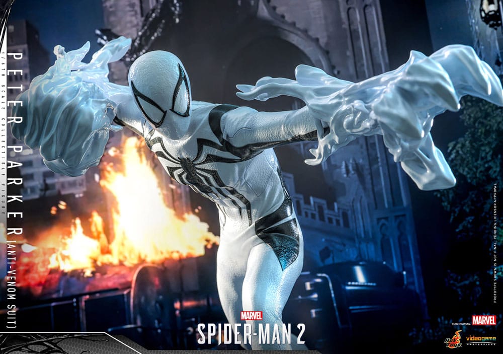 Spider-Man 2 figurine Video Game Masterpiece 1/6 Peter Parker (Anti-Venom Suit) 30 cm