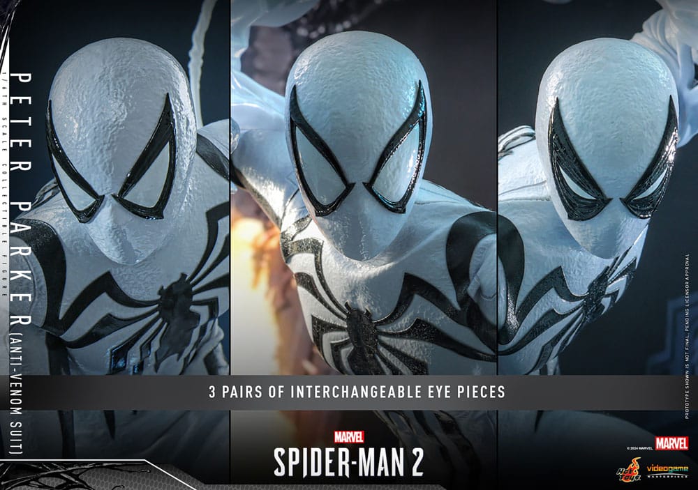 Spider-Man 2 figurine Video Game Masterpiece 1/6 Peter Parker (Anti-Venom Suit) 30 cm