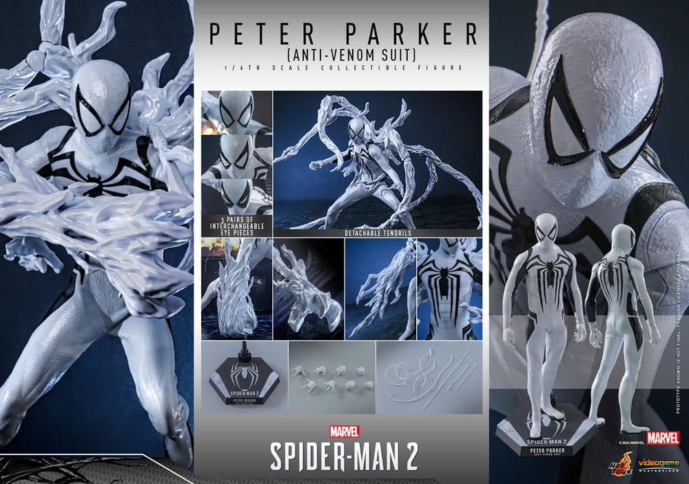 Spider-Man 2 figurine Video Game Masterpiece 1/6 Peter Parker (Anti-Venom Suit) 30 cm