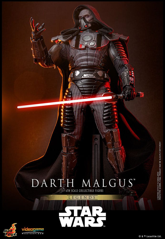 Star Wars Legends figurine Videogame Masterpiece 1/6 Darth Malgus 34 cm