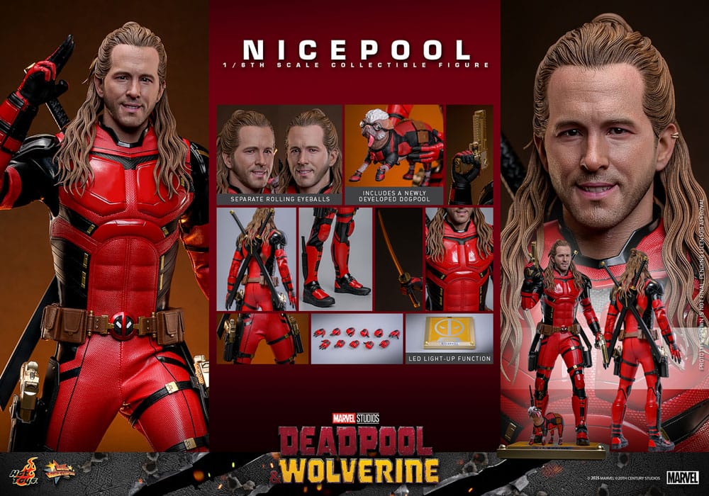Deadpool & Wolverine Movie Masterpiece figurine 1/6 Nicepool 30 cm