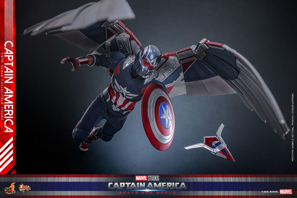 Captain America: Brave New World Movie Masterpiece 1/6 Captain America 30 cm