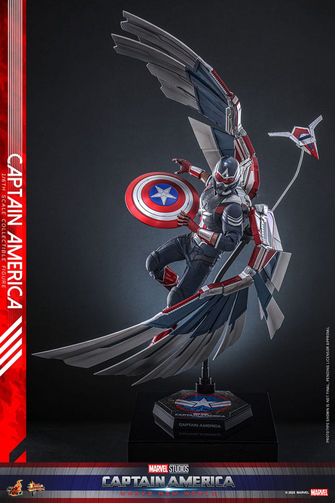 Captain America: Brave New World Movie Masterpiece 1/6 Captain America 30 cm