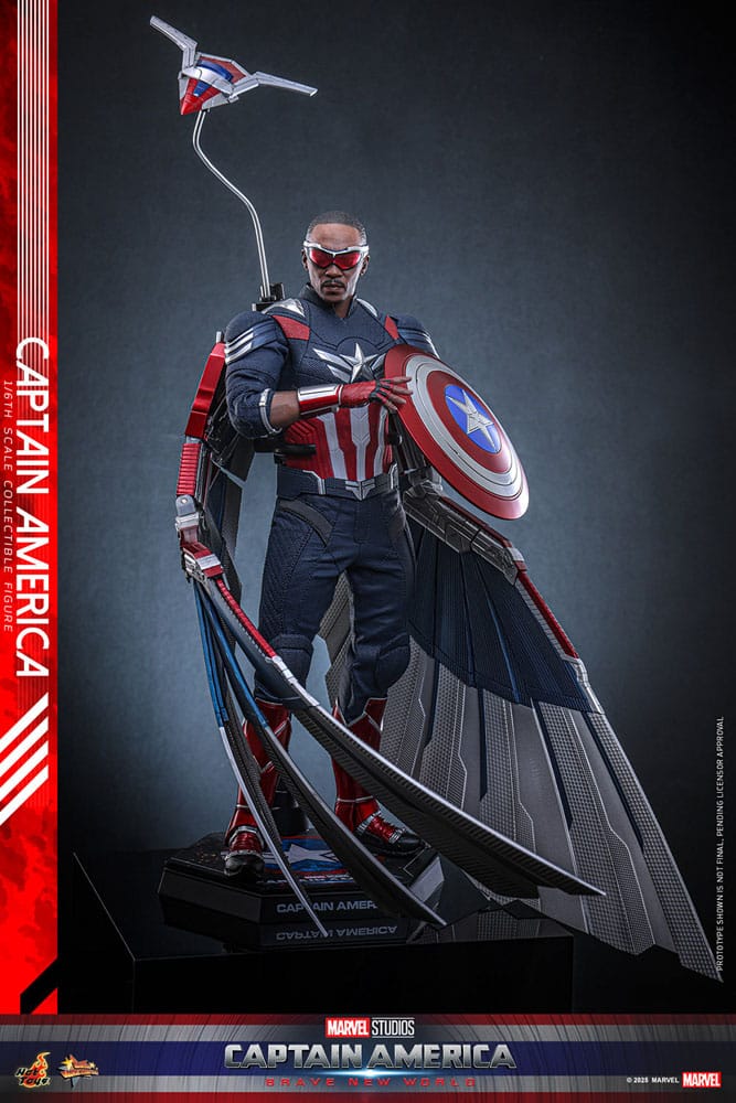 Captain America: Brave New World Movie Masterpiece 1/6 Captain America 30 cm