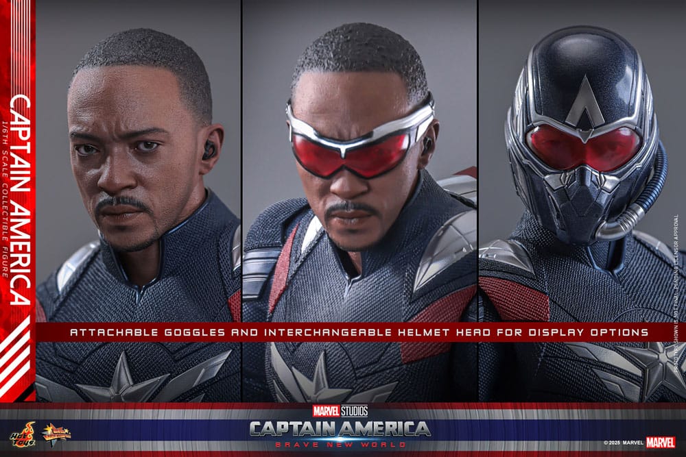 Captain America: Brave New World Movie Masterpiece 1/6 Captain America 30 cm
