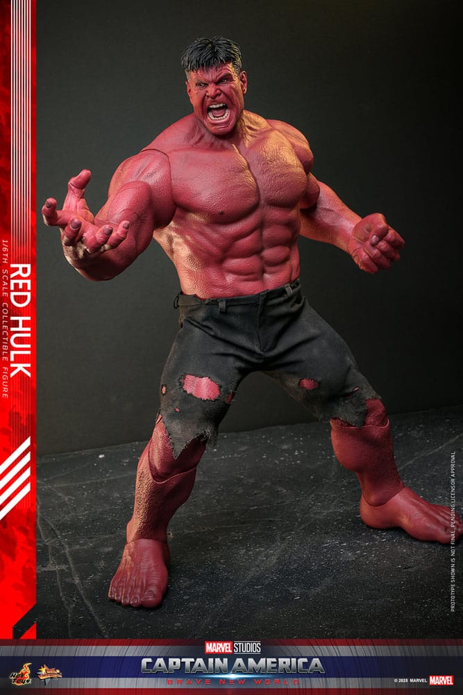 Captain America: Brave New World figurine Movie Masterpiece 1/6 Hulk Red Hulk 47 cm