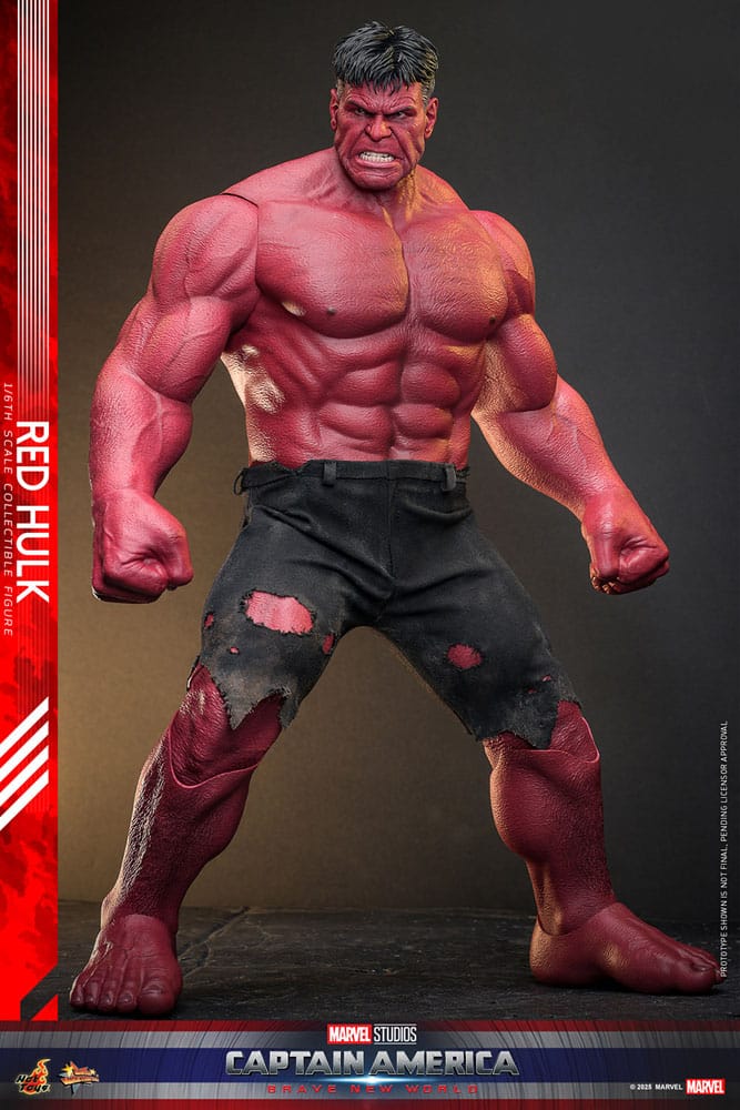 Captain America: Brave New World figurine Movie Masterpiece 1/6 Hulk Red Hulk 47 cm