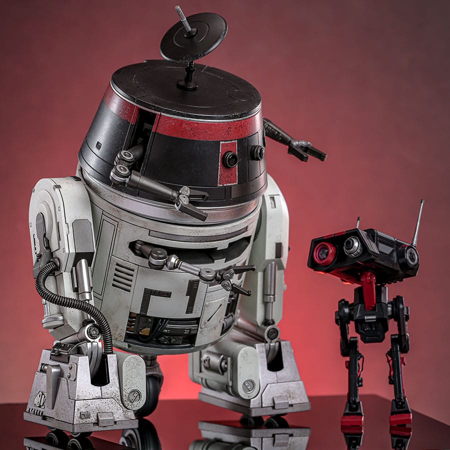 Star Wars figurine set 1/6 Chopper (C1-10P™) & BD-1™ (Imperial Disguise) 18 cm & 8 cm