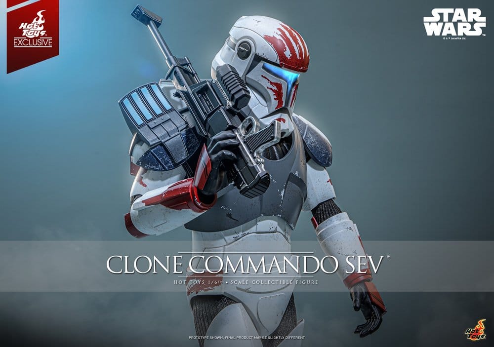Star Wars: The Clone Wars Television Masterpiece figurine 1/6 Clone Commando Sev (Hot Toys Exclusive) 30 cm