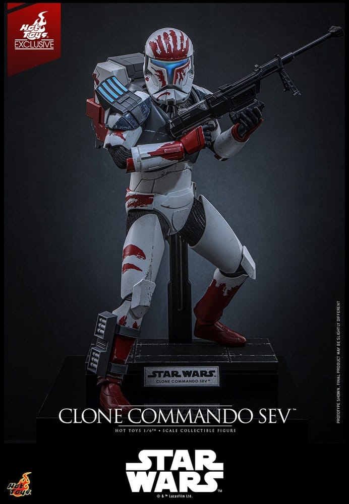 Star Wars: The Clone Wars Television Masterpiece figurine 1/6 Clone Commando Sev (Hot Toys Exclusive) 30 cm