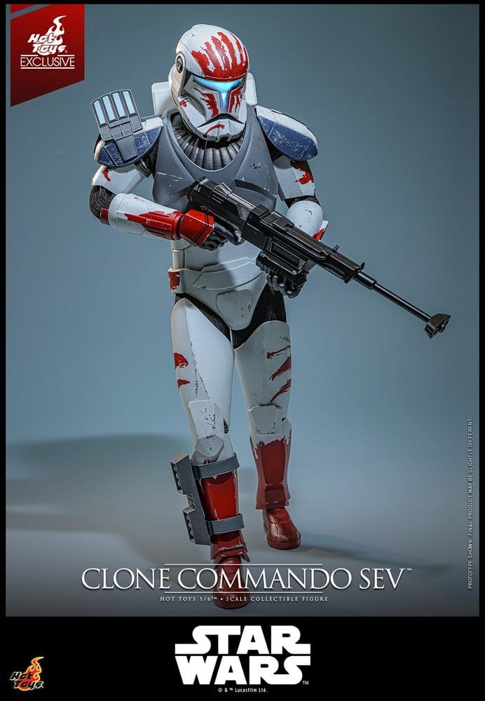 Star Wars: The Clone Wars Television Masterpiece figurine 1/6 Clone Commando Sev (Hot Toys Exclusive) 30 cm