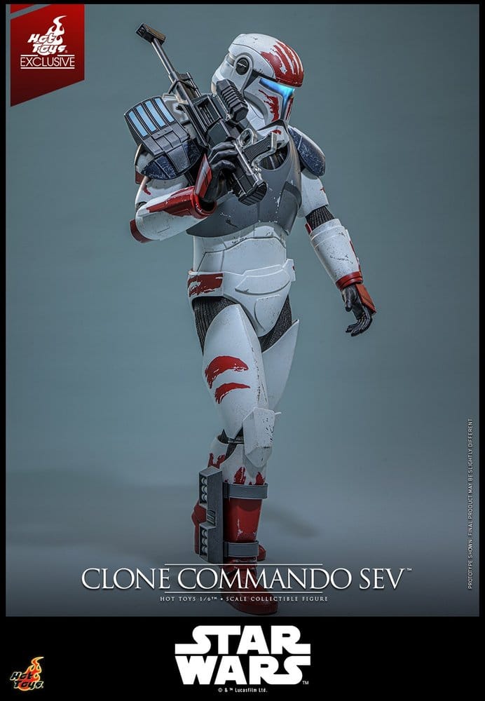Star Wars: The Clone Wars Television Masterpiece figurine 1/6 Clone Commando Sev (Hot Toys Exclusive) 30 cm