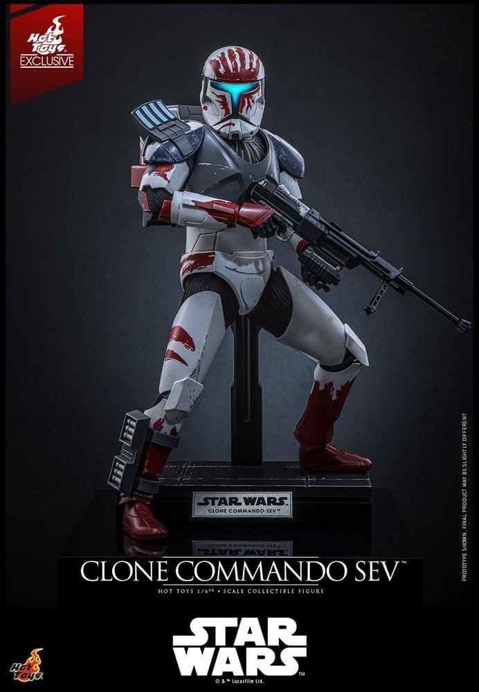 Star Wars: The Clone Wars Television Masterpiece figurine 1/6 Clone Commando Sev (Hot Toys Exclusive) 30 cm