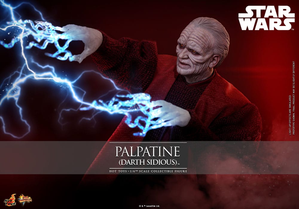 Star Wars, épisode III : La Revanche des Sith figurine 1/6 Palpatine (Darth Sidious) 29 cm
