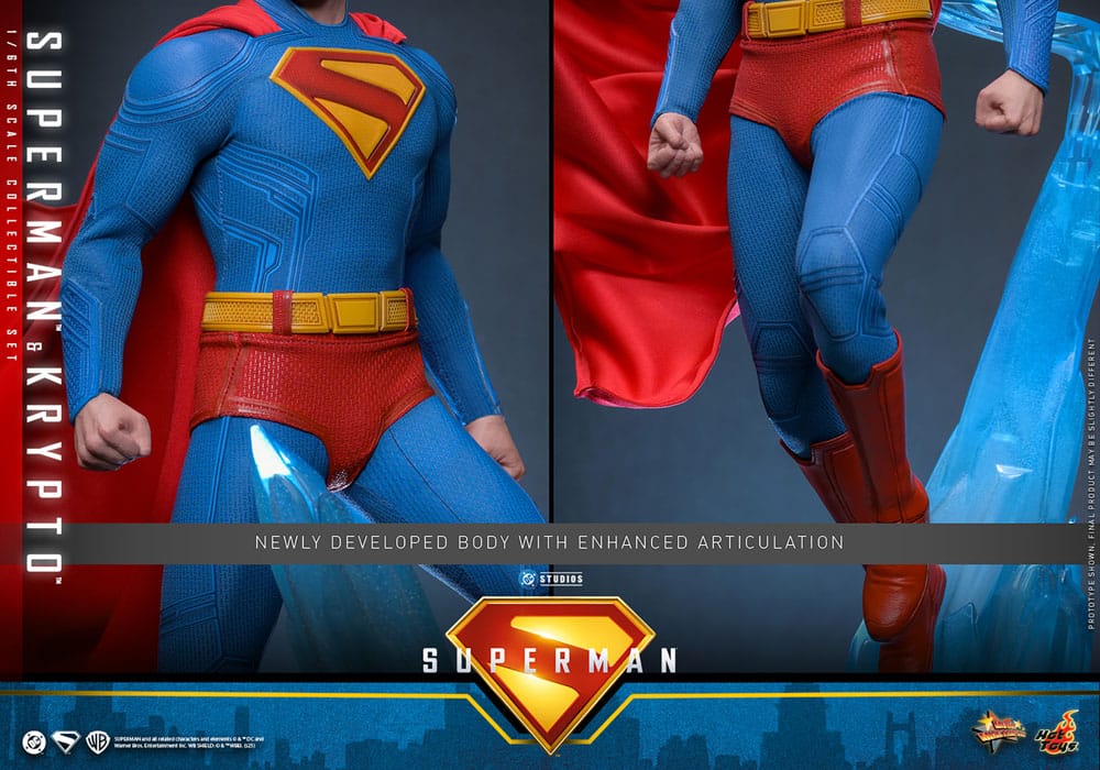 Superman (2025) figurine Movie Masterpiece 1/6 Superman & Krypto 33 cm