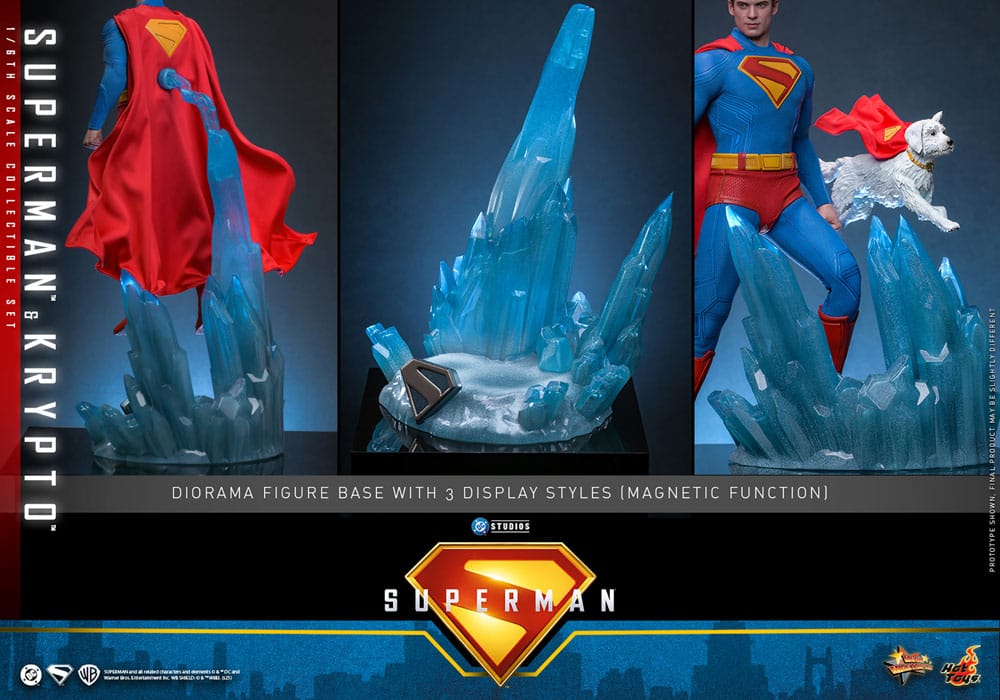 Superman (2025) figurine Movie Masterpiece 1/6 Superman & Krypto 33 cm