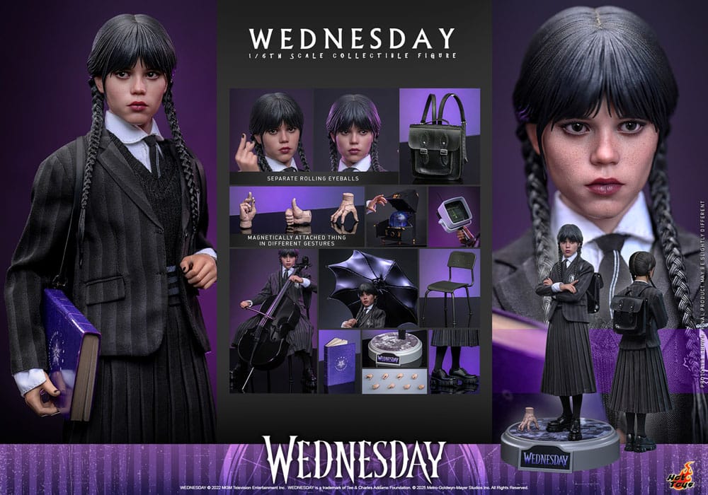 Mercredi figurine 1/6 Wednesday 27 cm