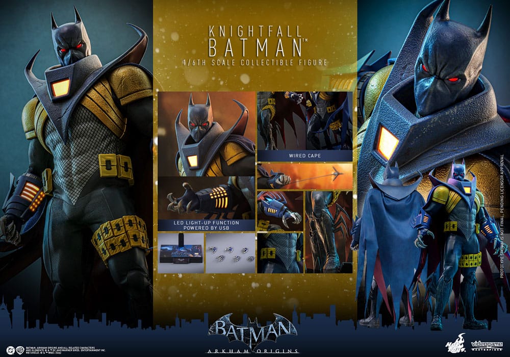 Batman: Arkham Origins figurine Videogame Masterpiece 1/6 Knightfall Batman 32 cm