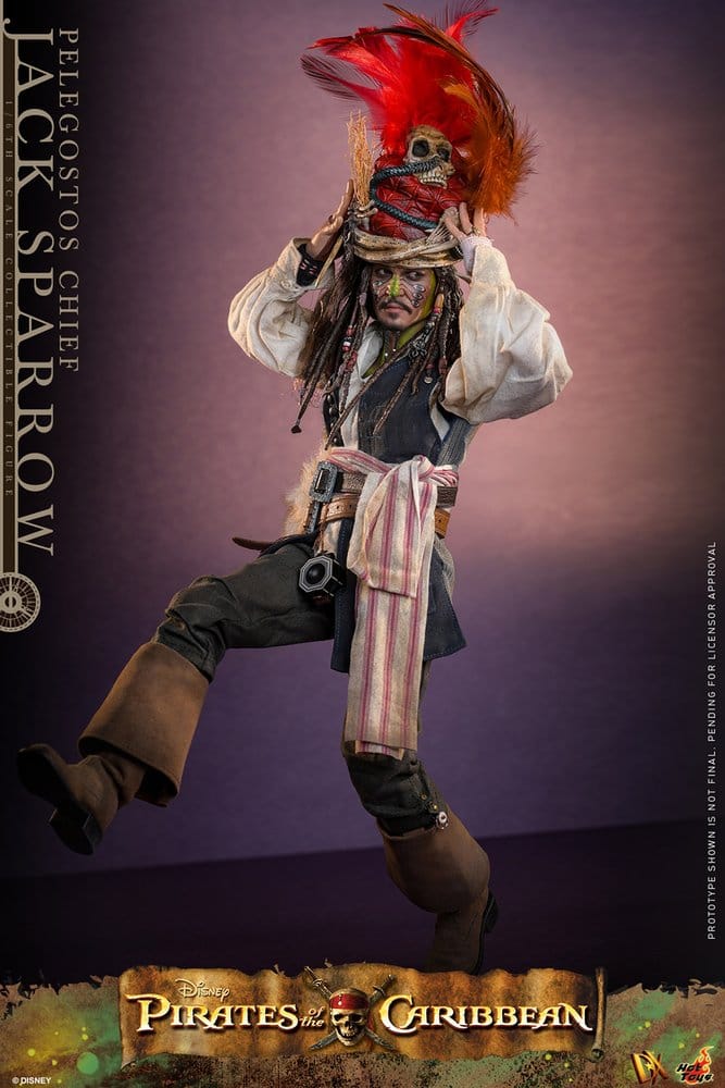 Pirates des Caraïbes : Le Secret du coffre maudit figurine DX 1/6 Pelegostos Chief Jack Sparrow 30 cm