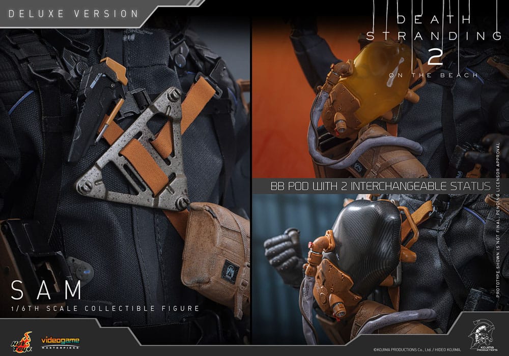 Death Stranding 2: On the Beach figurine Videogame Masterpiece 1/6 Sam (Deluxe Version) 31 cm