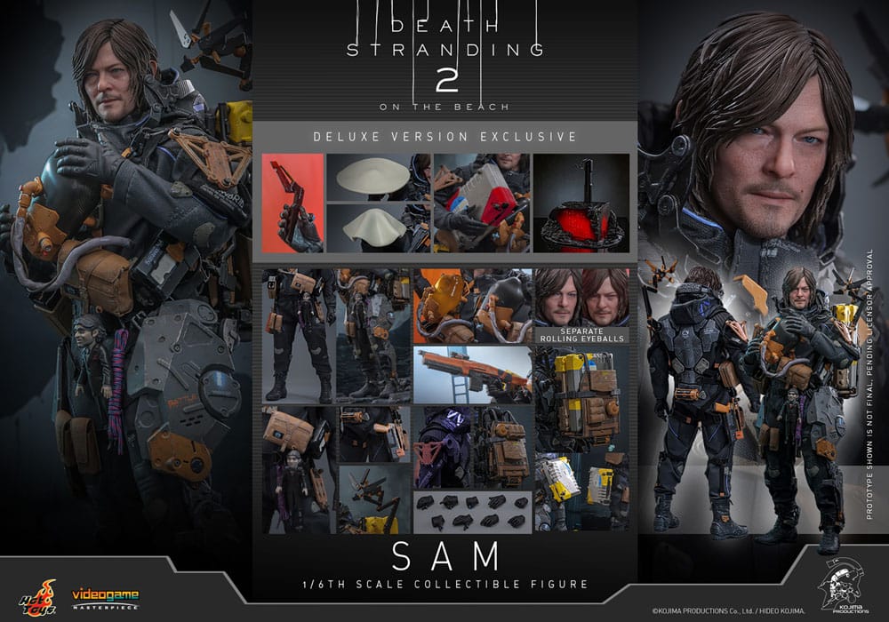 Death Stranding 2: On the Beach figurine Videogame Masterpiece 1/6 Sam (Deluxe Version) 31 cm