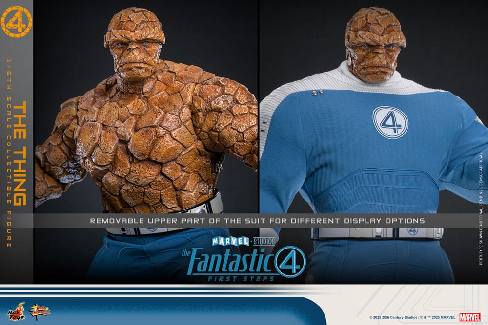 Les Quatre Fantastiques : Premiers pas figurine Movie Masterpiece 1/6 The Thing 31 cm
